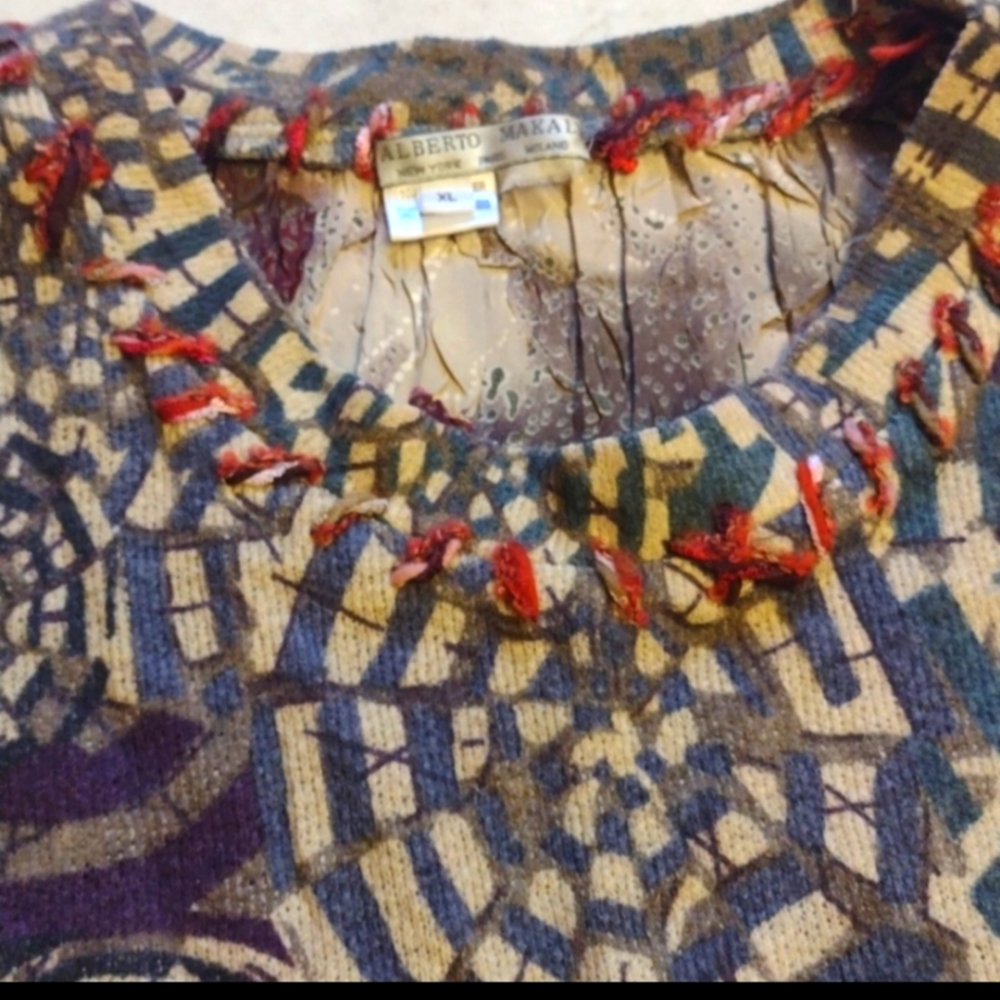 Patchwork Alberto Makali Embroidery Longsleeve Bl… - image 3